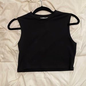 Zara Black Crop Tank